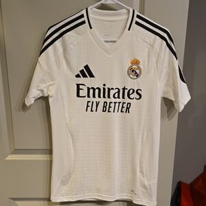Adidas Emirates Madrid Soccer Jersey Small